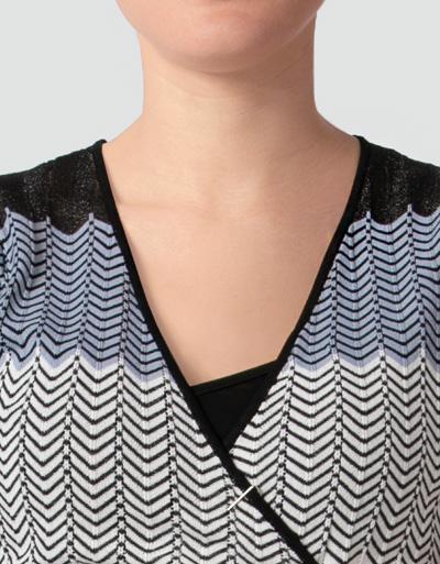Freebird Wickelkleid aus strukturiertem Feinstrick Vatertagsangebot