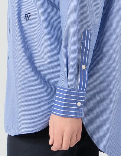 Tommy Hilfiger Hemdbluse im lässigen Schnitt Top Angebot
