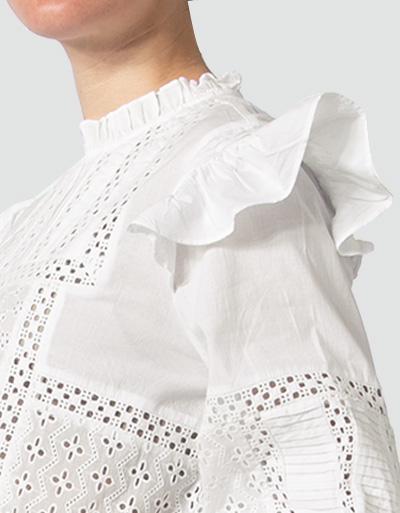 Replay Bluse mit Lochstickerei Kauf eins, bekomm eins gratis