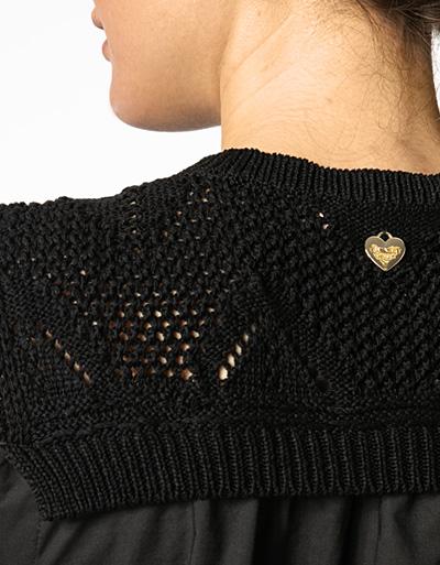 TWIN-SET Shirt im Materialmix Günstiger Verkauf