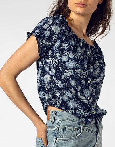 Pepe Jeans Bluse mit Rüschen Limitierter Zeitrabatt