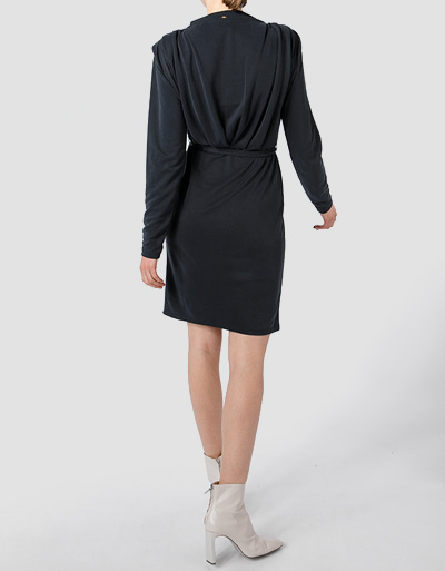 Freebird Jerseykleid mit Drapierungen Vatertagsangebot