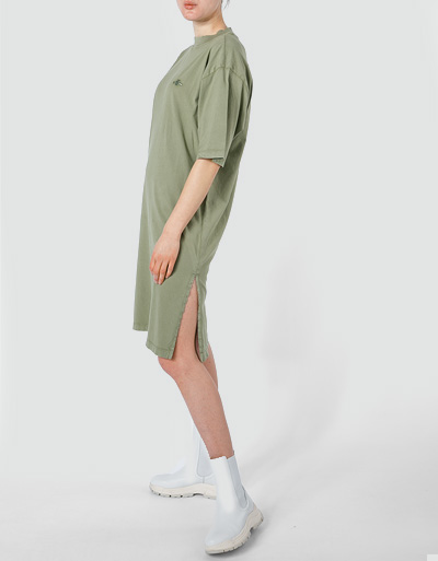 Replay Jerseykleid aus Bio Baumwolle Lagerräumung