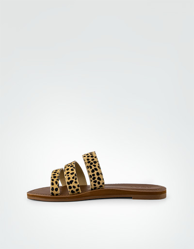 ROXY Pantoletten mit Riemen im Leo-Print Super Rabatt