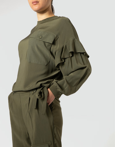 TWIN-SET Blusenshirt in italienischer Größe zollfrei
