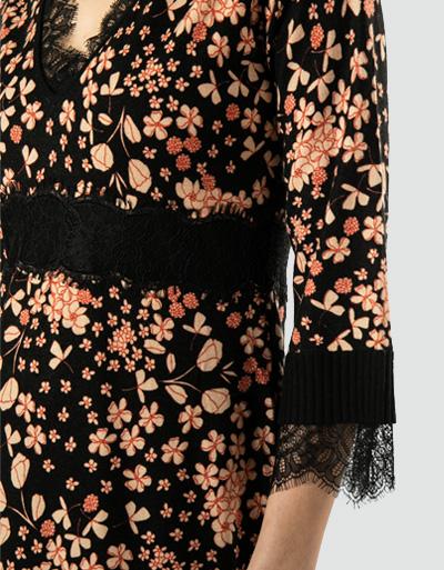 TWIN-SET Kleid mit Spitzendetails Blitzverkäufe