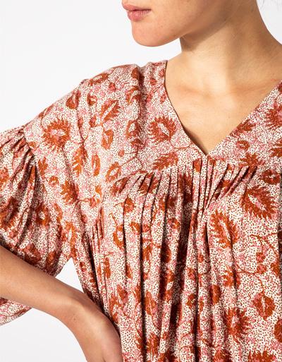 SECOND FEMALE Kleid mit Allover-Print Tägliche Deals