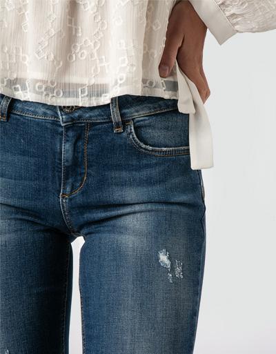 LIU JO Jeans mit ausgefranstem Saum Hotsell