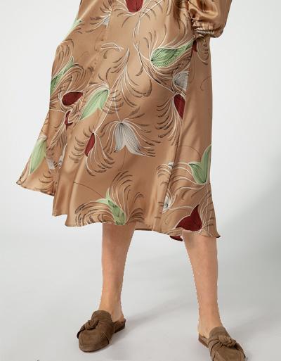 SECOND FEMALE Kleid aus Seide Online Shopping