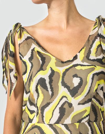 Daniel Hechter Kleid mit Alloverprint Räumungsverkauf