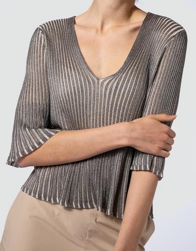 TWIN-SET Pullover aus schimmerndem Garn Neueste Stile