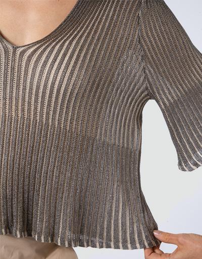 TWIN-SET Pullover aus schimmerndem Garn Neueste Stile