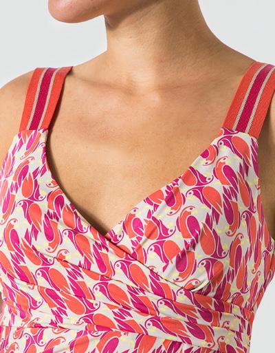 Laurèl Jerseykleid mit Papageien-Print Nur noch ein Tag übrig
