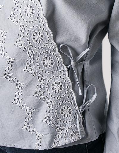 Gant Bluse mit Wickeltechnik Versandkostenfrei