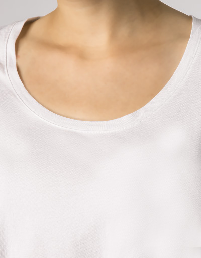 Marc O'Polo T-Shirt mit Lochspitze am Rückteil Begrenztes Angebot