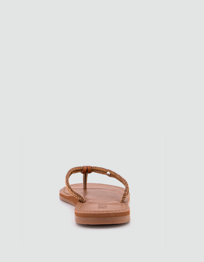 ROXY Zehensandalen mit geflochtenem Riemen Zeitlich begrenztes Angebot
