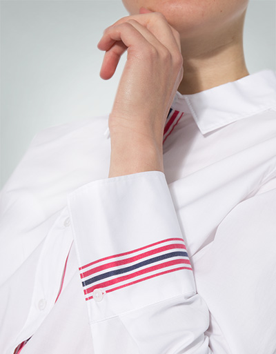 Marc O'Polo Bluse mit Kontraststreifen Riesige Ersparnisse