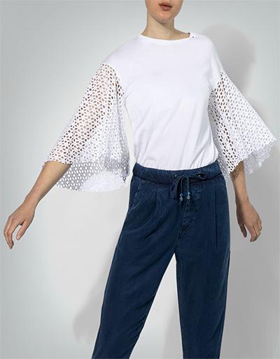Replay Shirt mit Lochspitze Rabatte dieses Monats