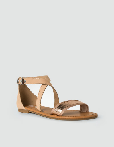TOMMY JEANS Sandale mit Metallic-Einsatz Bis zu 60% Rabatt