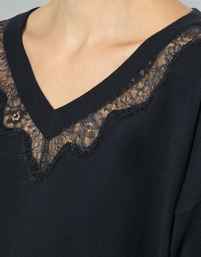TWIN-SET Pullovershirt mit Spitzeneinsatz Vatertagsangebot