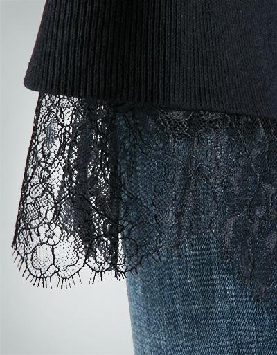 TWIN-SET Pullovershirt mit Spitzeneinsatz Vatertagsangebot