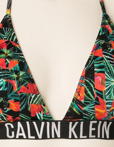 Calvin Klein Swimwear Bikinitop mit Logoband Super Rabatt
