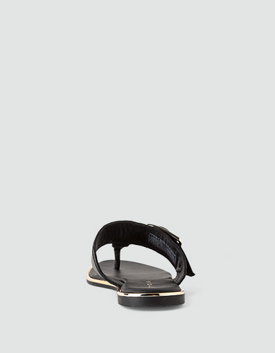 Tommy Hilfiger Zehensandalen mit Gold-Details Verkauf