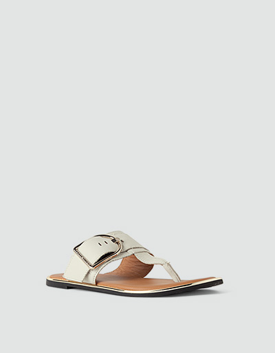 Tommy Hilfiger Zehensandalen mit Gold-Details Angebote