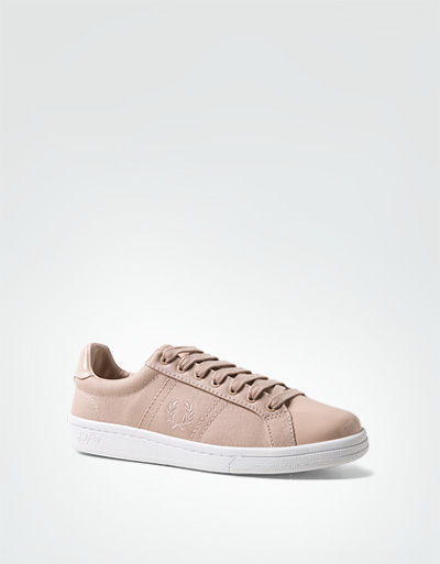 Fred Perry Sneaker aus Canvas mit Lackdetails Lagerräumung
